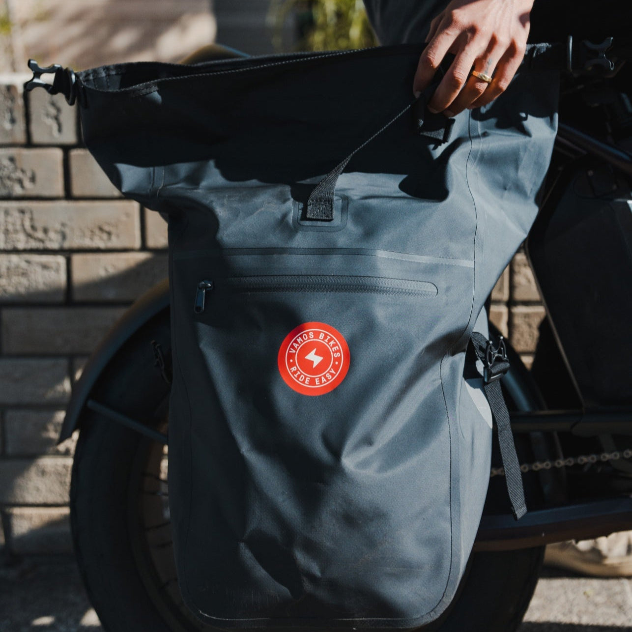 Waterproof Pannier Bag for Bike with Quick Release Mount