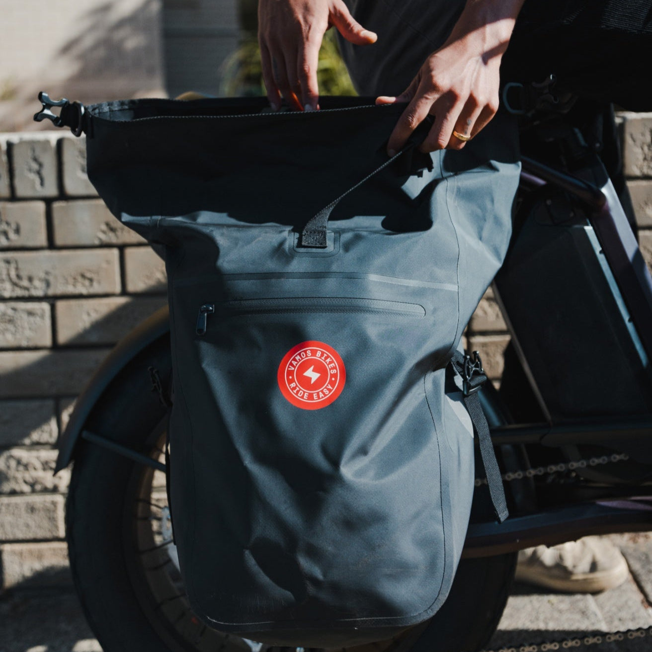 Waterproof Pannier Bag for Bike with Quick Release Mount