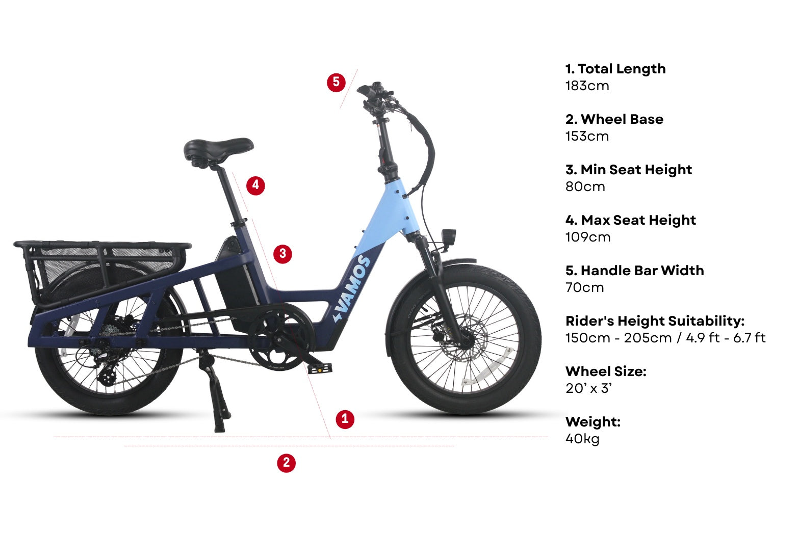 Amigo Plus 2026 - All-Purpose Passenger Commuter E-Bike
