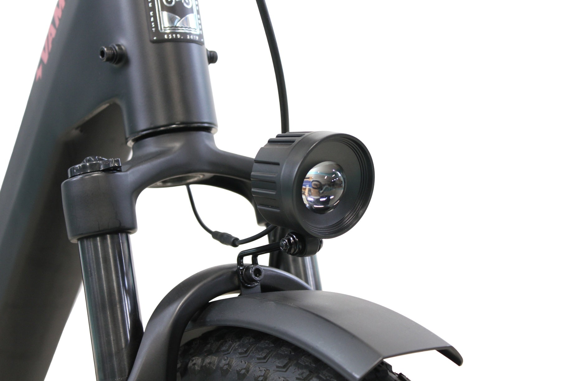 Black foldable electric bike