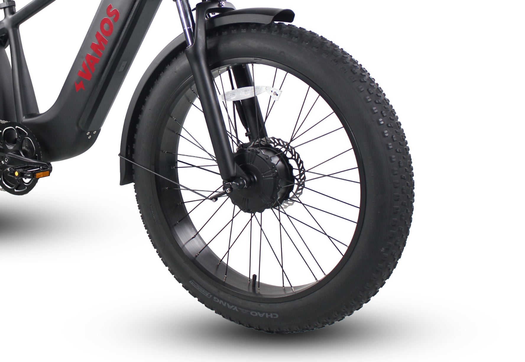 Fat Chaoyang tires on Vamos bike image.