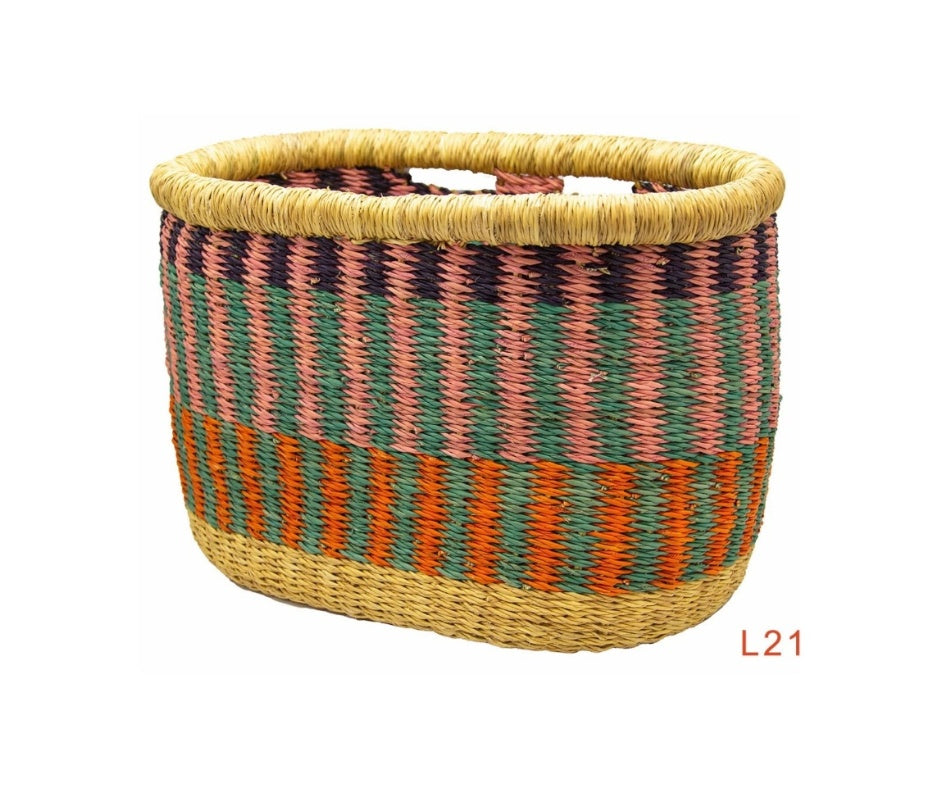 Baba Tree Bicycle Basket - Unique & Ethical One-Off Wicker Bike Baskets