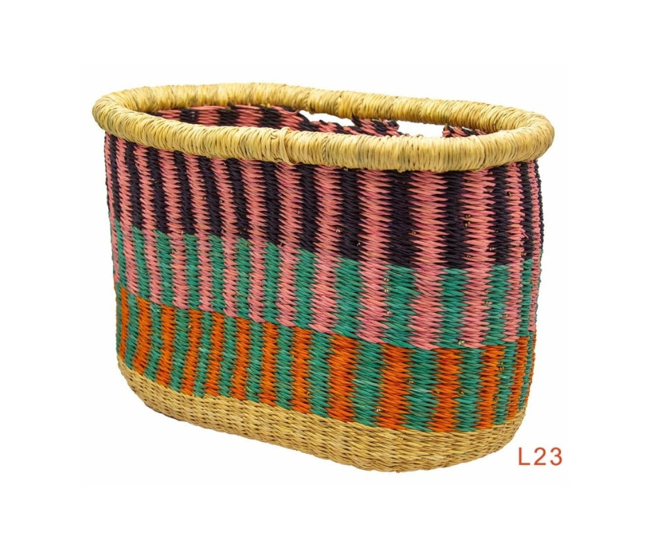 Baba Tree Bicycle Basket - Unique & Ethical One-Off Wicker Bike Baskets