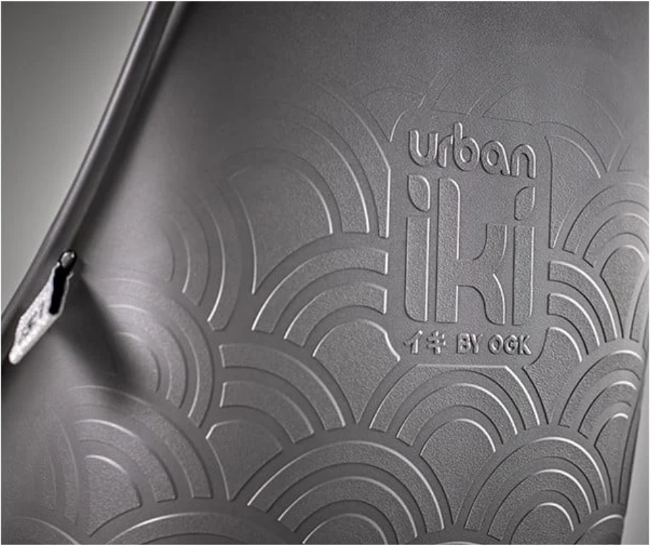 Urban Iki Child Bike Seat - Rear Easyfix U-me (Bincho Black)