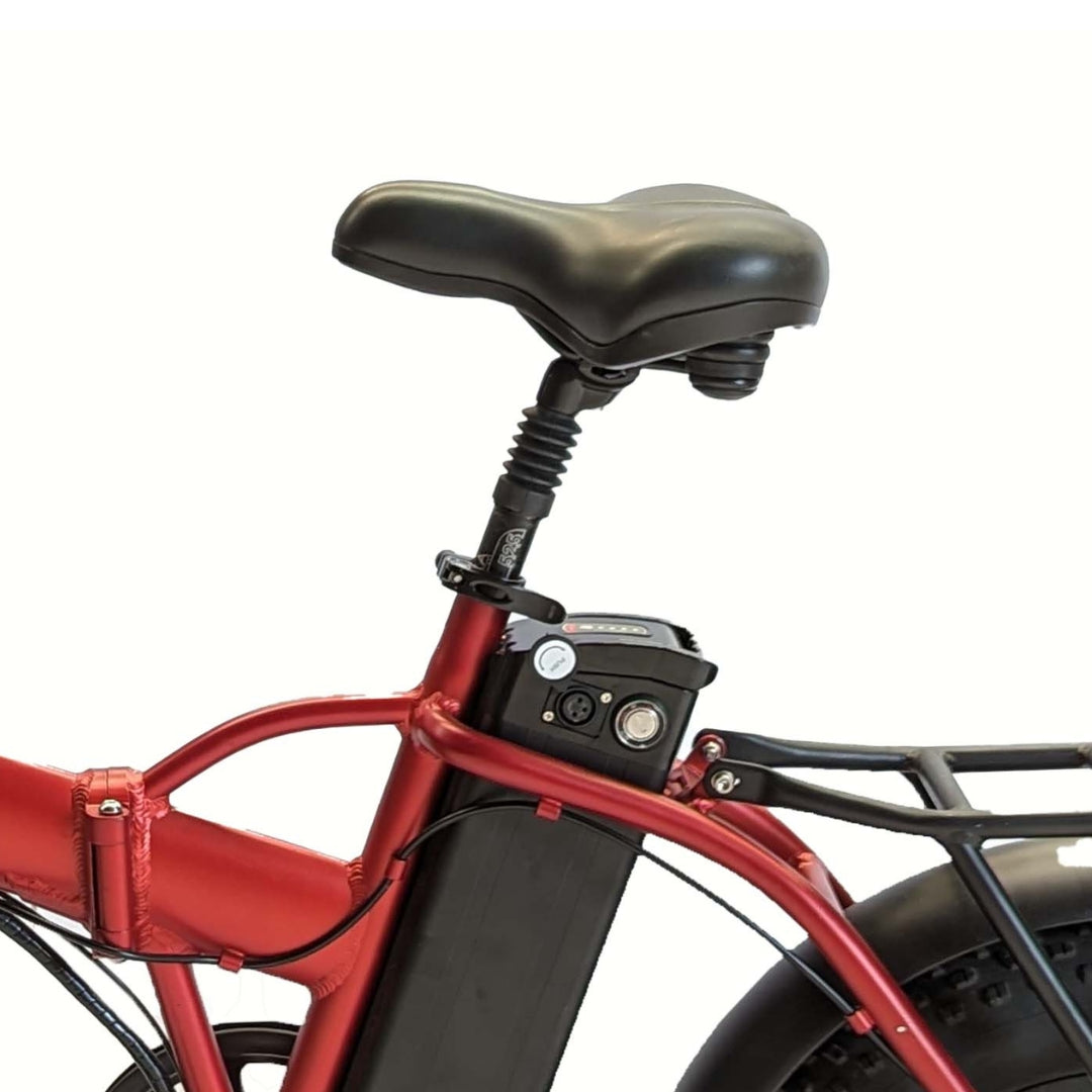 JUSTEK saddle on Vamos bike image.