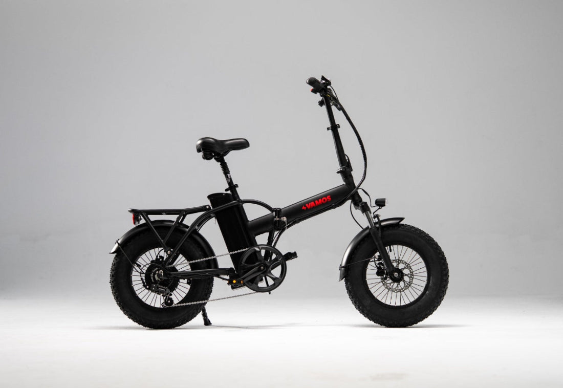 Black electric bike 