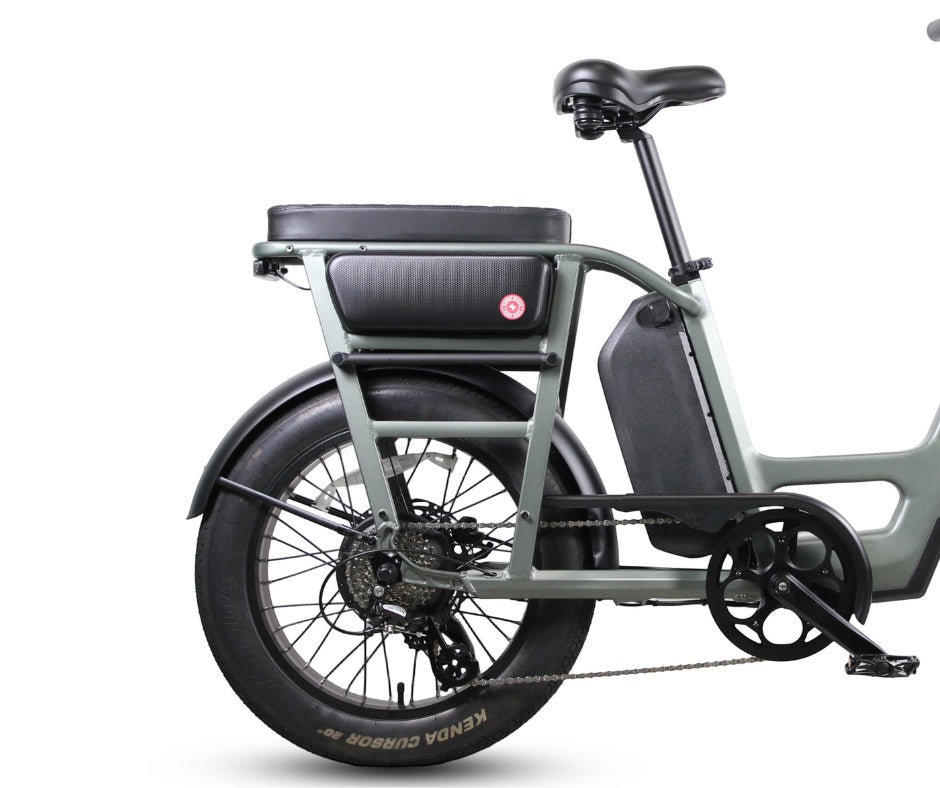 Rear Passenger Seat + Foot Pegs Attachment for Amigo