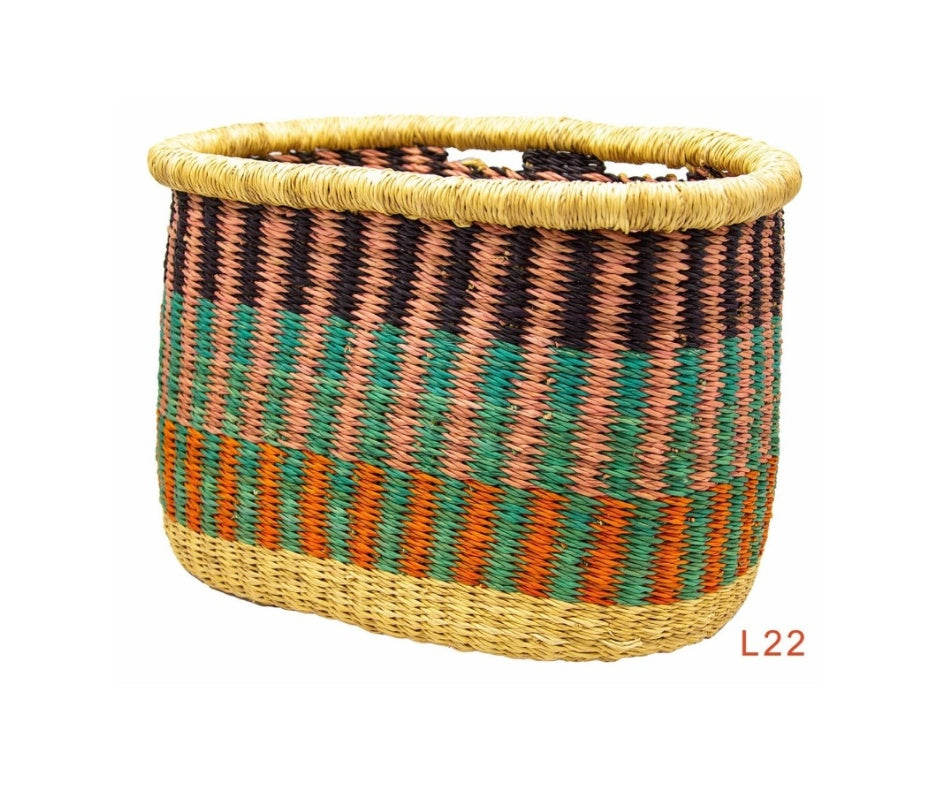 Baba Tree Bicycle Basket - Unique & Ethical One-Off Wicker Bike Baskets