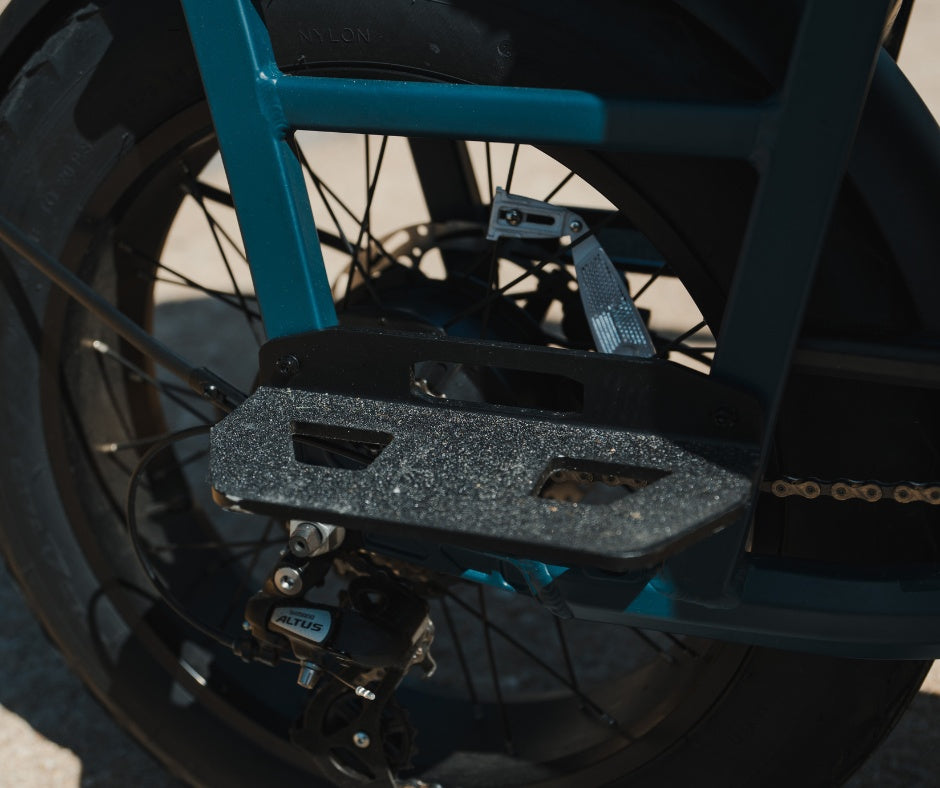 Rear Passenger Seat + Foot Pegs Attachment for Amigo