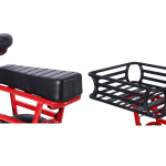 Amigo Combo: Rear Basket + Rear Seat & Footpegs